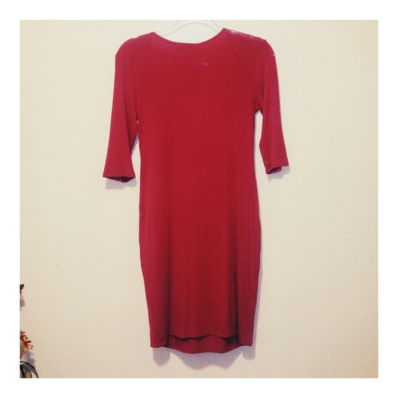 Sold V Neck Business Party Dress - Picture 3 of 5